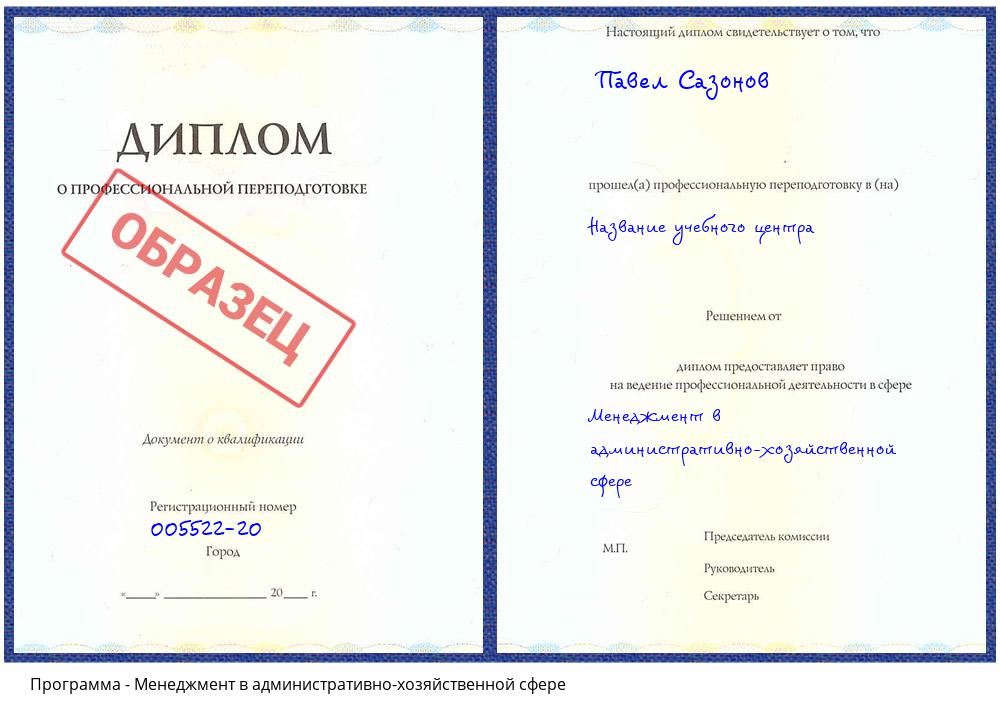 Менеджмент в административно-хозяйственной сфере Богданович